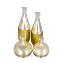 Korean High Quality 30g 50g 50ml 100ml Gold Cosmetic Luxury Lotion Cream Bottle Packaging Set Bottles